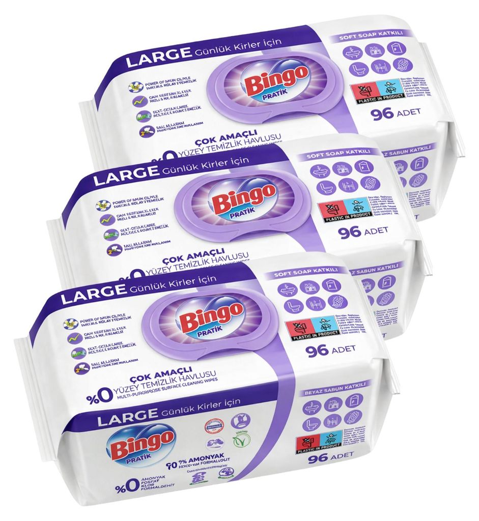 Bingo Lavanda 3x96 fogli – Salviette multiuso Immagine del prodotto 