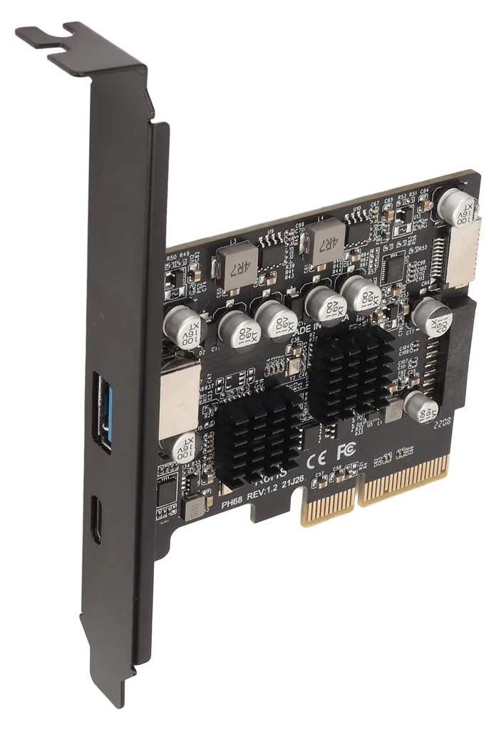 Adaptateur PCIE USB-C pour Ordinateur de Bureau - Carte d'Extension E