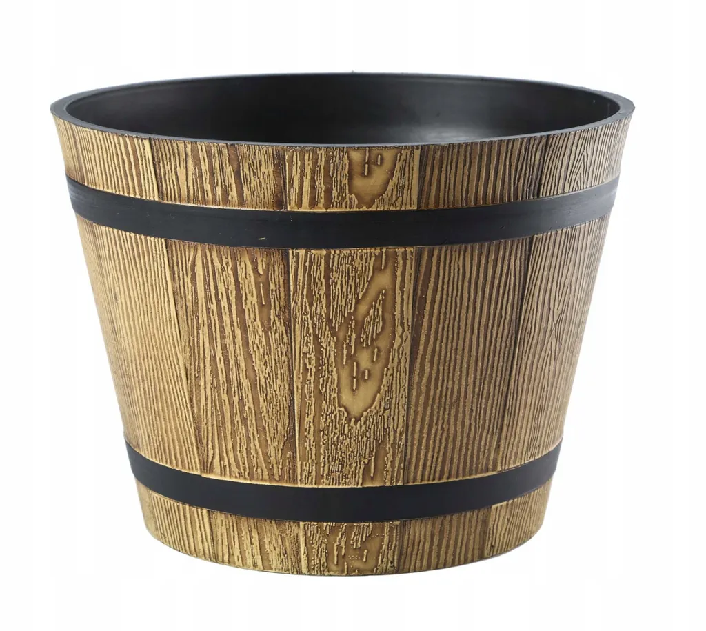 Cache-pot Design Sori 23 cm Marron Clair pour Plantes et Arbustes - 7