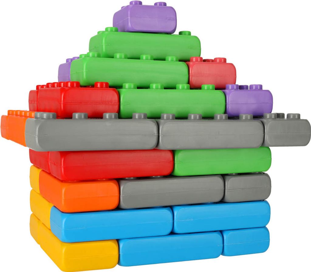 Marioinex Micro Waffle Bausteine – 80-teiliges Einhorn-Set, Sensorik-Spielzeug, Montessori-konform