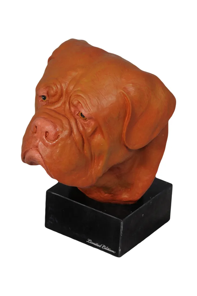 Dogue de Bordeaux Sculpture Réaliste, Déco Durable vs Objets Fragiles - 2