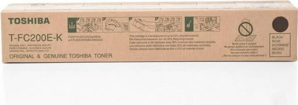 Évitez les traces avec le toner noir Toshiba T-FC200EK pour e-STUDIO2500AC