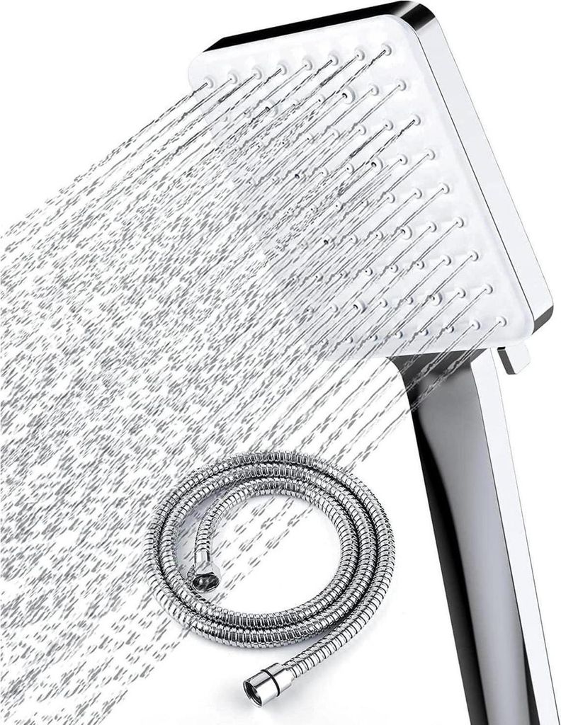Soffione Newentor con tubo flessibile 2M, doccia a pioggia Immagine del prodotto 