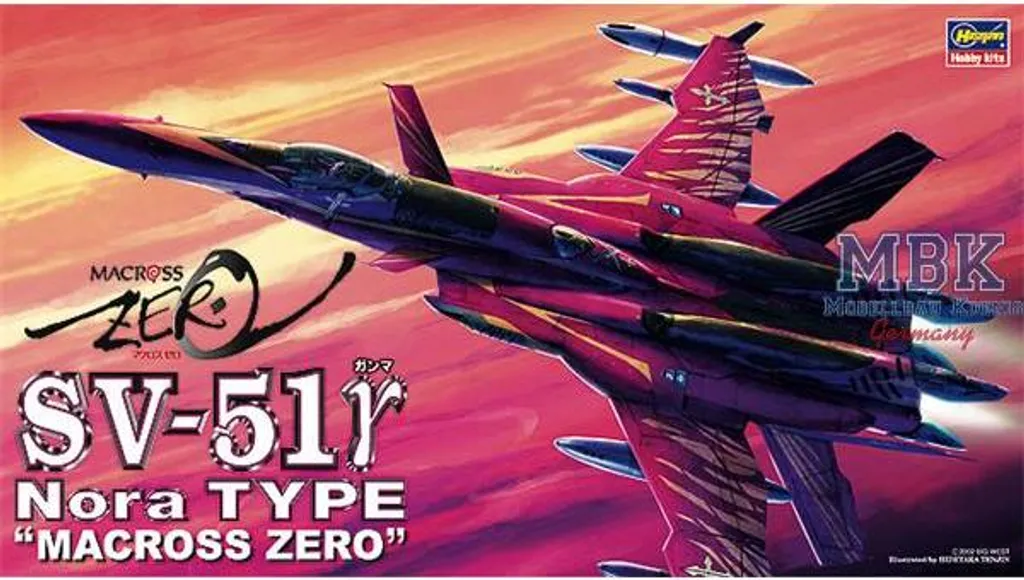 Kit de Modélisme Avion SV-51γ Nora Type Macross Zero Hasegawa 65716