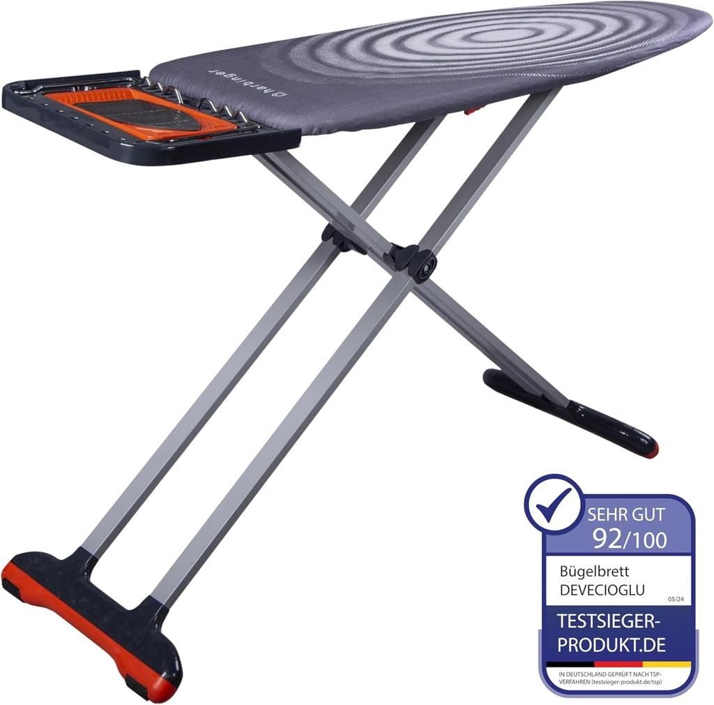 Bügelbrett, Bügeleisen Ablage, Bügelbrettbezug 46x127cm, Produktbild 