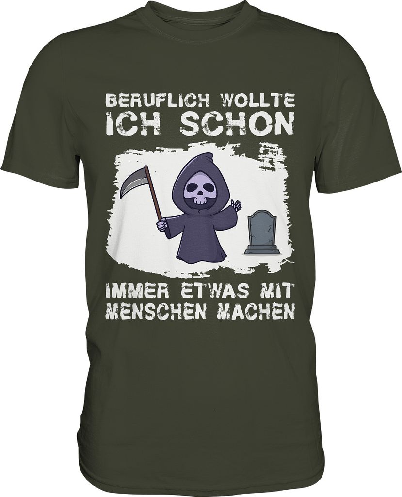 Schwarzer Humor Sarkasmus Lustiges Geschenk Sensenmann Produktbild 