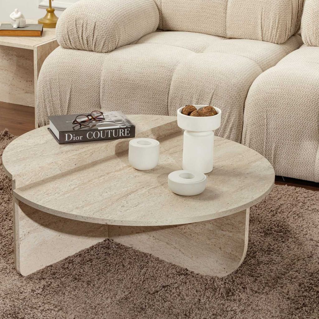 Skye Decor, Orion - Travertine, Couchtisch, Travertin, 100 Produktbild 20
