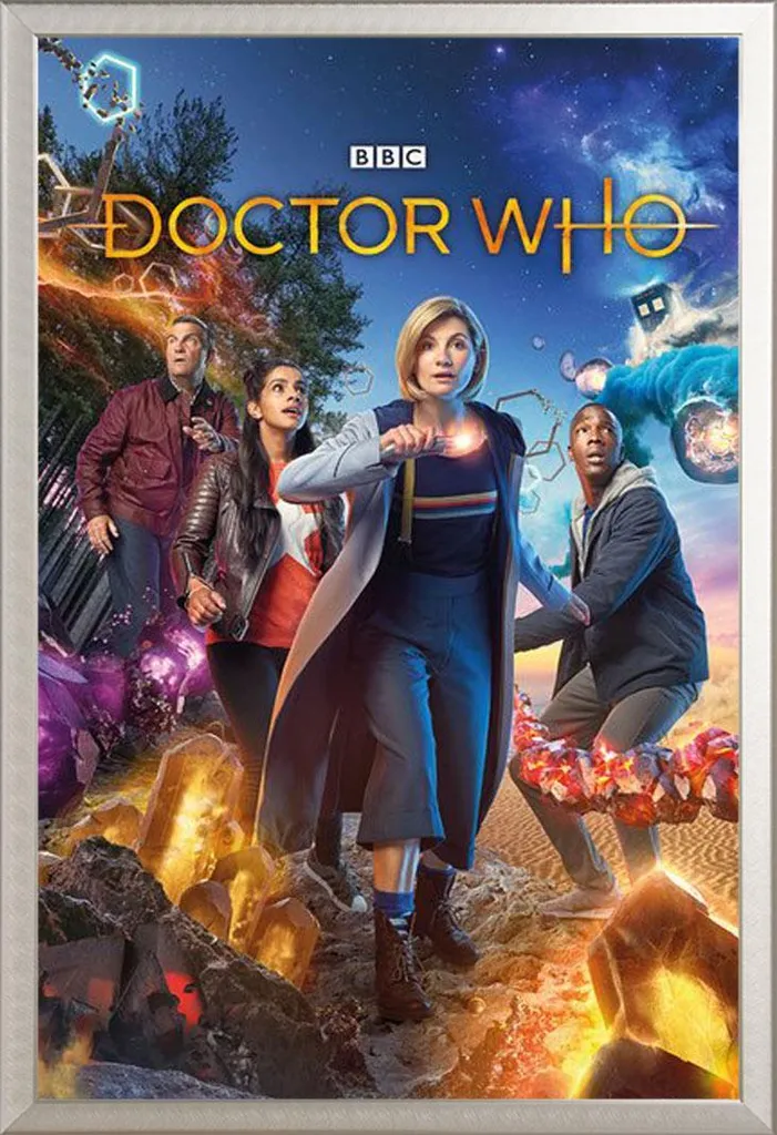 Doctor Who Poster + Cornice Shinsuke® Argento - Setup Gaming & Room