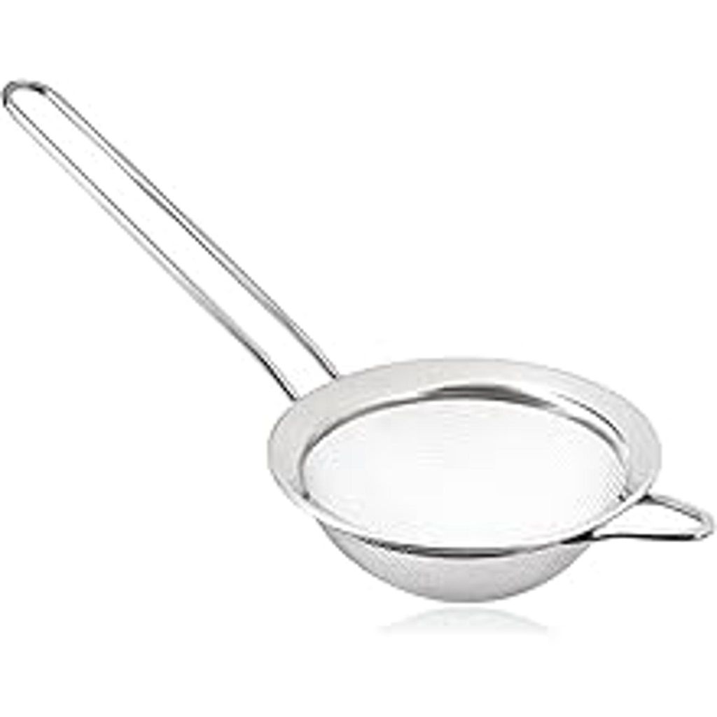 Kš¹chensieb- Durchmesser: 8 cm, aus rostfreiem Edelstahl, feines Gourmet-Sieb, langlebig und spš¹lmaschinengeeignet, silberfarbig, vielseitiger...
