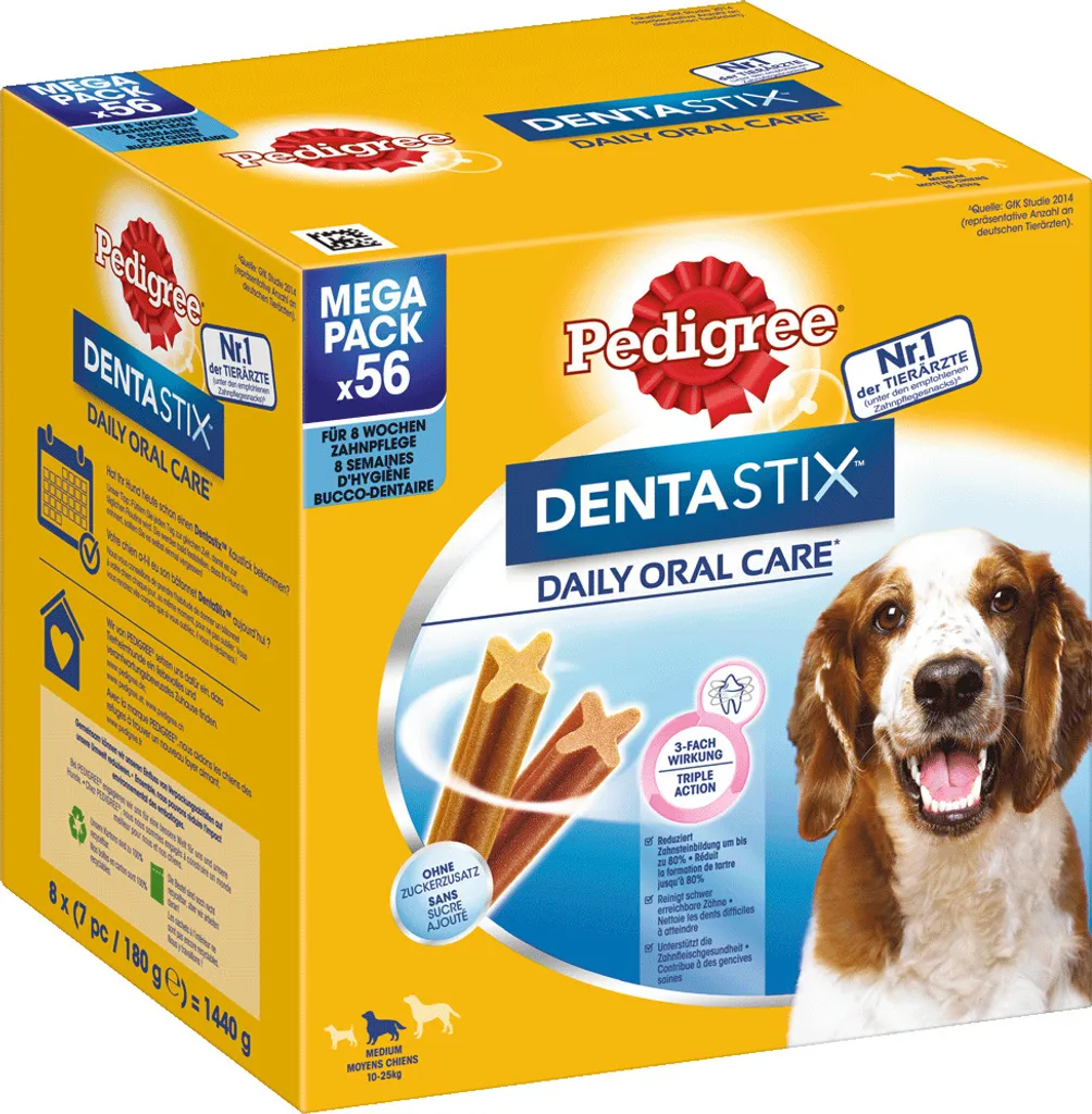 Offerta Pedigree DentaStix 56 Medium: Snack Denti Cane 10-25kg