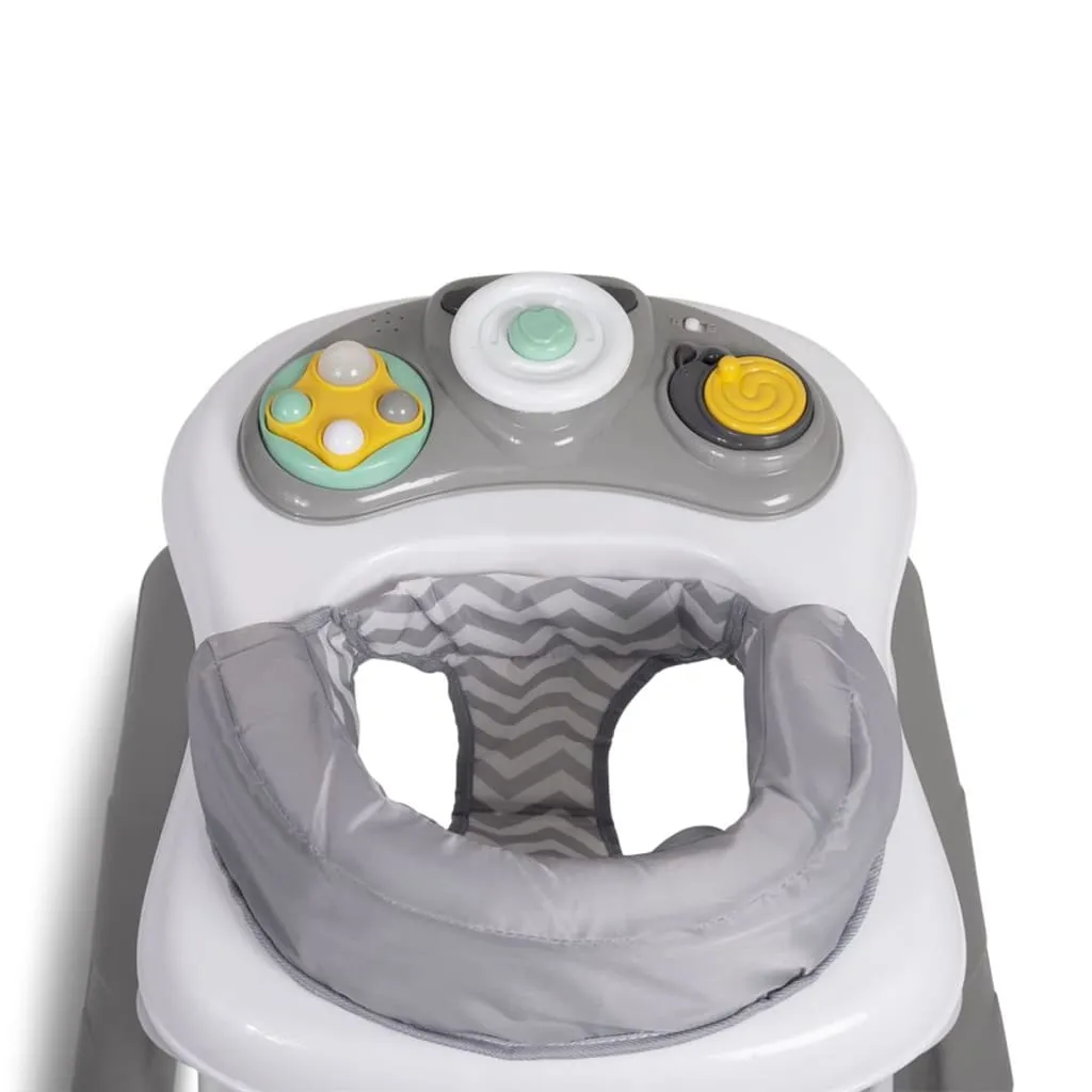 Trotteur Pluto Gris Little World : Aide à la marche stable pour bébé