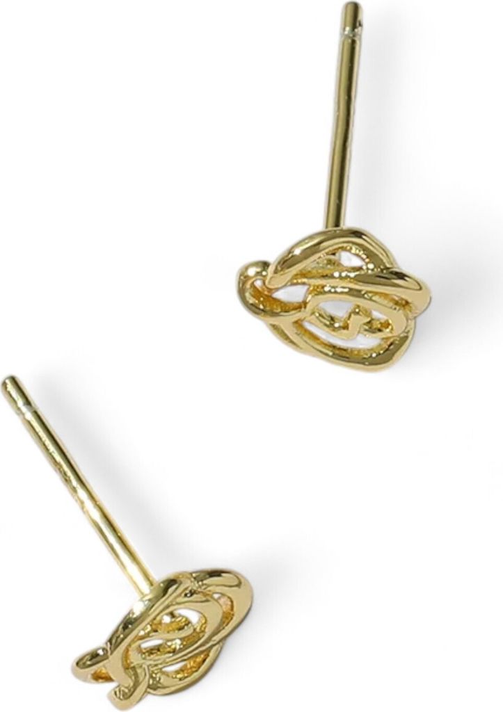 Süße Ohrstecker Rose Gold o. Silber Frühlingsblume Gold