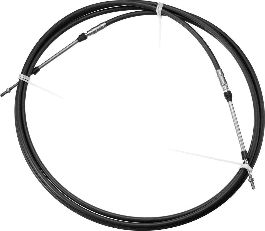 2 Stück Gashebel Fernbedienungsbox Kabel Schwarz 4 Meter