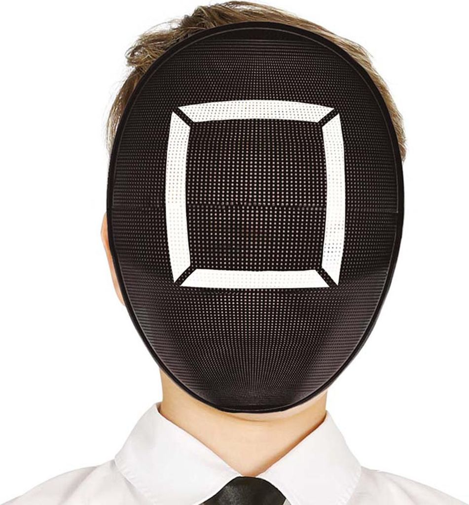 Killer Game Maske Quadrat für Kinder Produktbild 