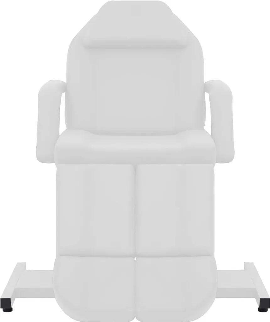 Chaise cosmétique stable anti-tache en similicuir blanc 180 cm