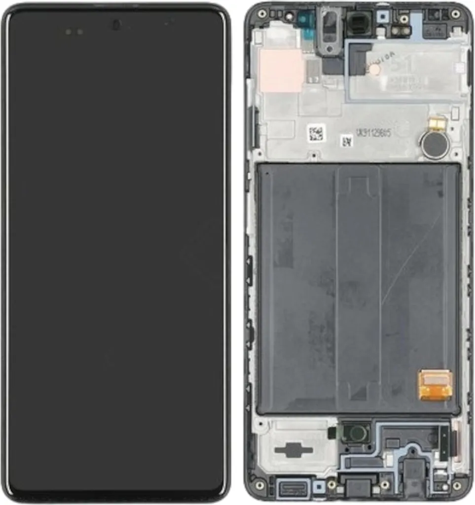 Réparer Écran Samsung Galaxy A51 Cassé - Dalle Originale GH82-21669A Noire