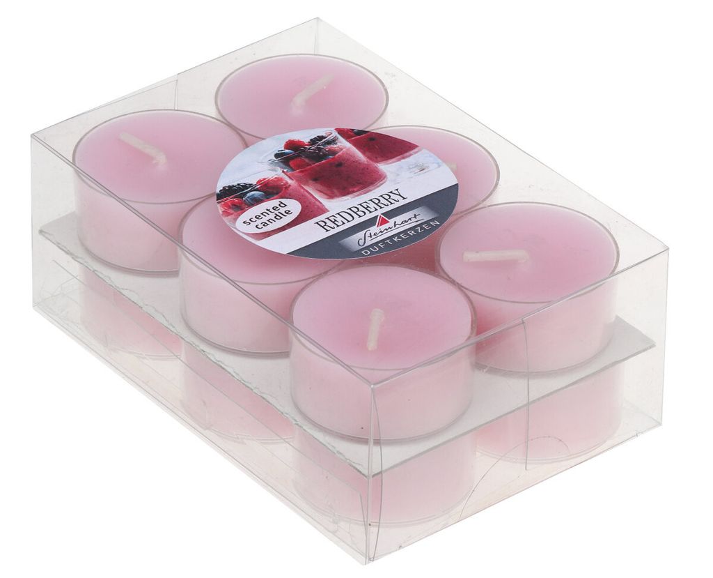 Duftteelichter im 12er Pack Redberry 18/38 mm ca. 4 h Produktbild 