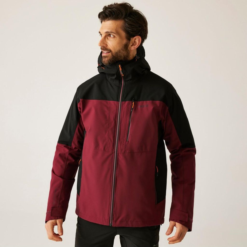 Regatta Wentwood IX 3 in 1 Funktionsjacke Herren , Größe:XL, Farbe:Dunkelrot