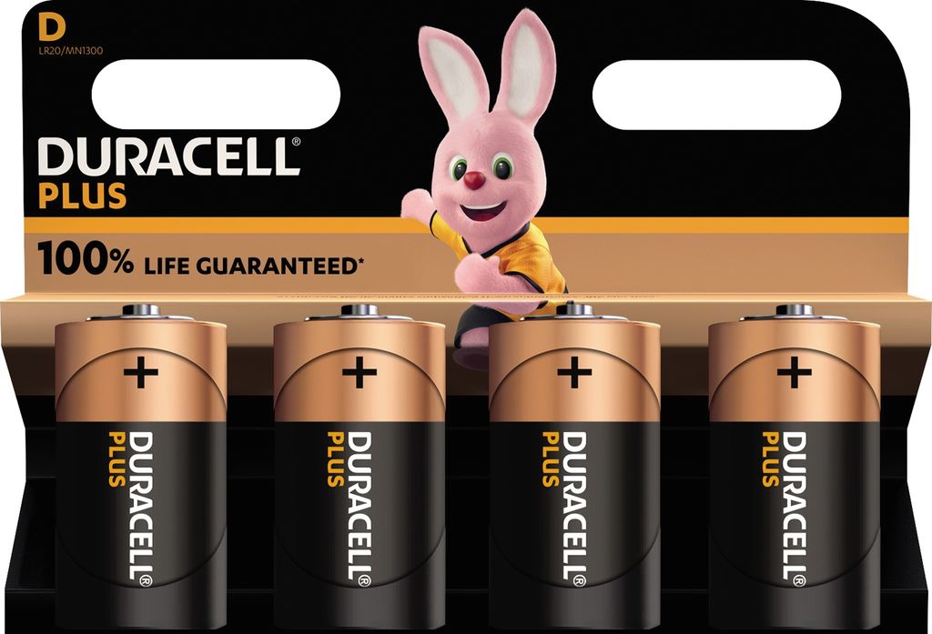 Duracell Plus New D K4 (MN1300/LR20)