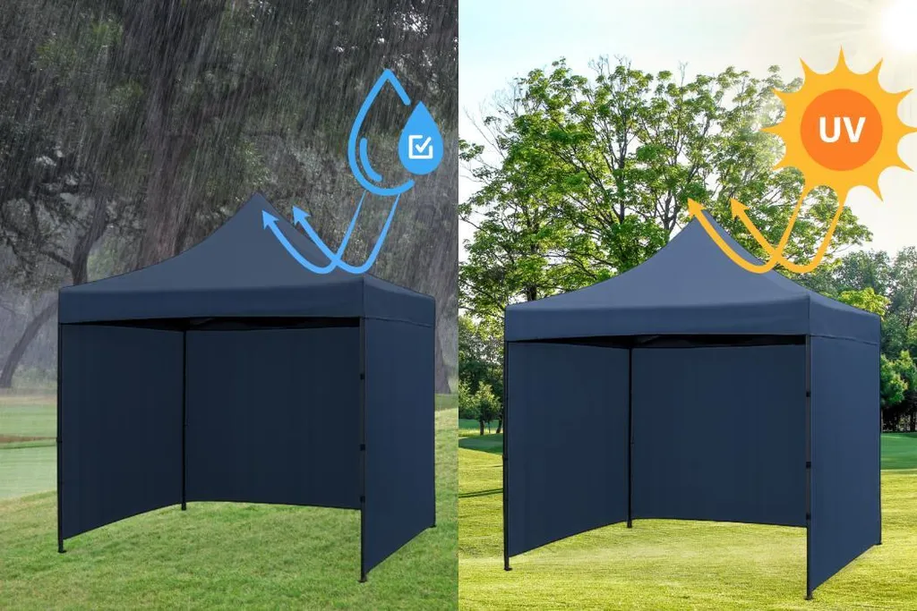 Tente de réception 3x3 m pour mariage et fête - Pavillon pro stable