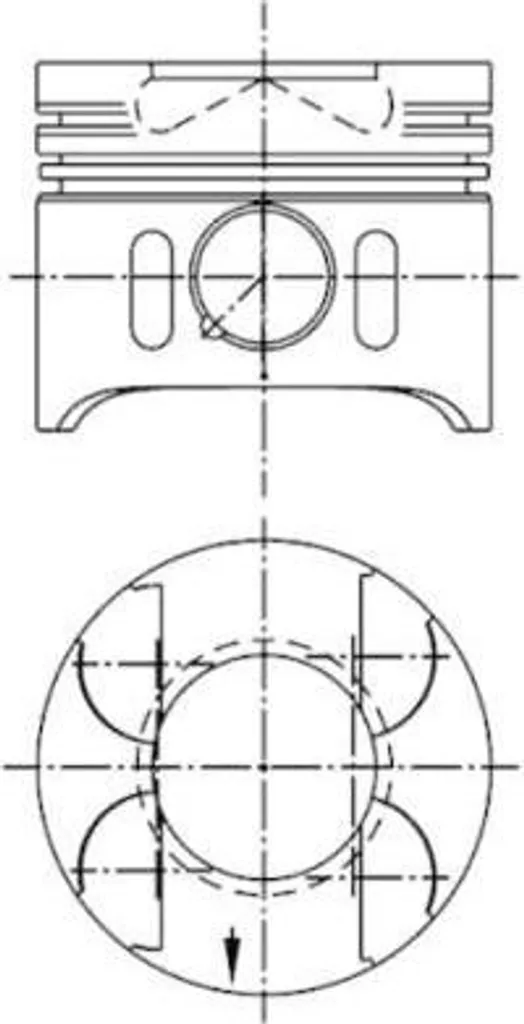Acquista Pistone 97409600 Kolbenschmidt Mercedes - Ricambio STD