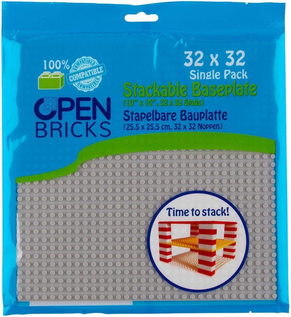 Open Bricks Plaque de base 32x32 gris clair 0 0 STK Image du produit 