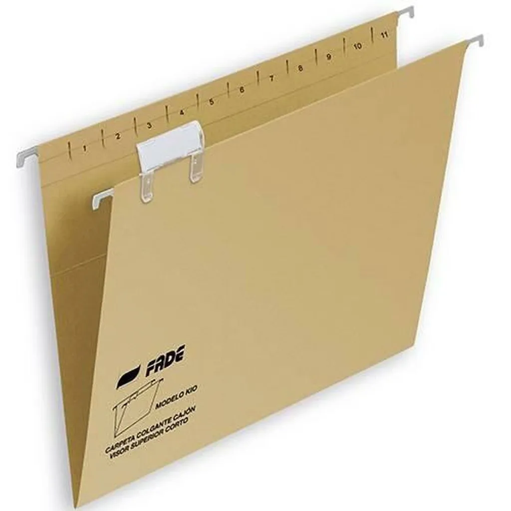 Dossiers suspendus FADE KIO A4 marron - Rangement efficace pour bureaux