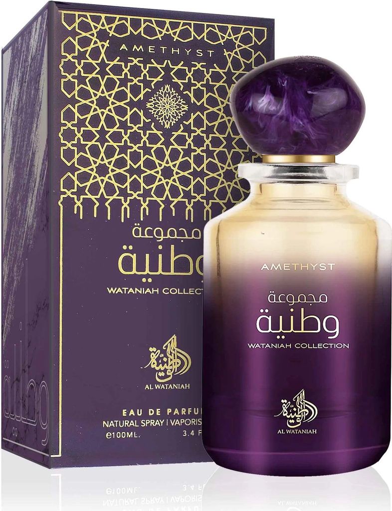 Al Wataniah Amethyst Eau De Parfum 100 ml ( unisex) Immagine del prodotto 