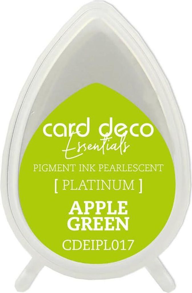 Card Deco Essentials Platinum Stempelkissen Perlmutt Apfelgrün