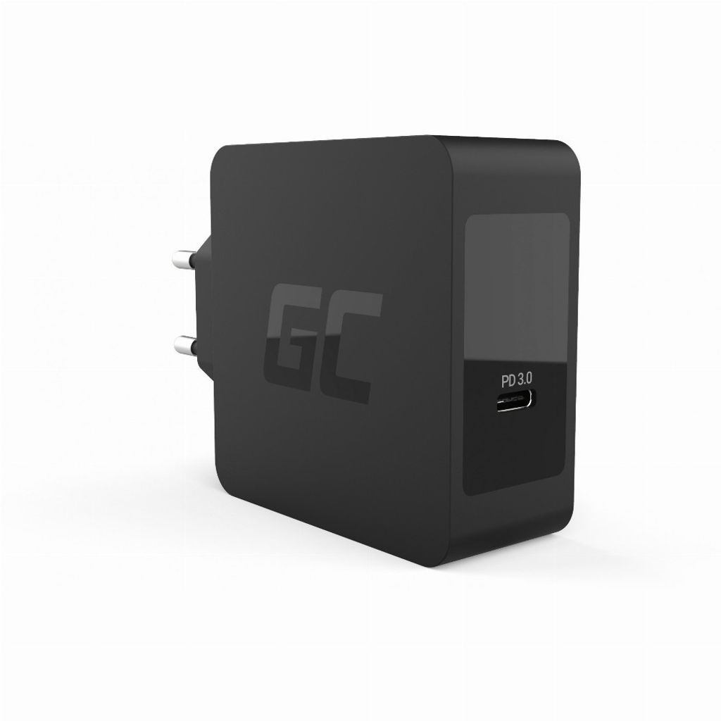 Green Cell 60W USB-C PD Ladegerät mit USB-C Kabel Netzteil für Apple MacBook Pro 13 A1706 A1708 A1989 (2016, 2017, 2018), ASUS ZenBook 3 Deluxe/S...