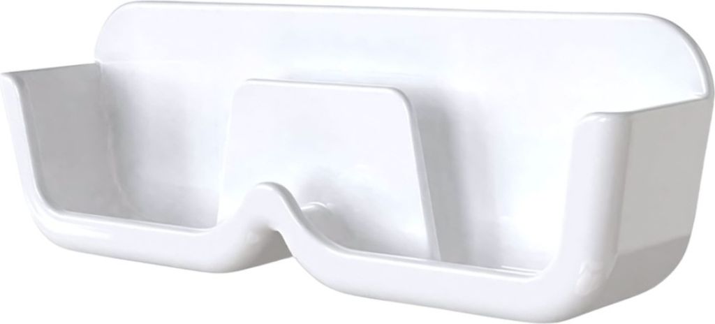 Weißer Wand-Brillenhalter zur Aufbewahrung von Brillen Produktbild 1