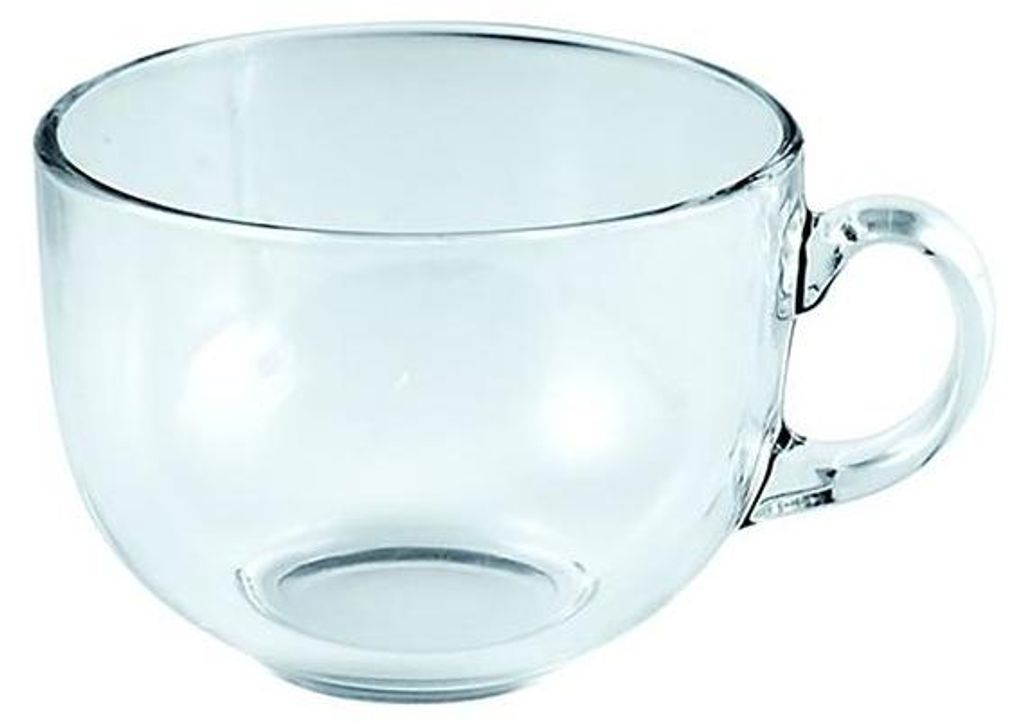 6 Tasse Jumbo 70cl En Verre Transparent - Borgonovo Image du produit 