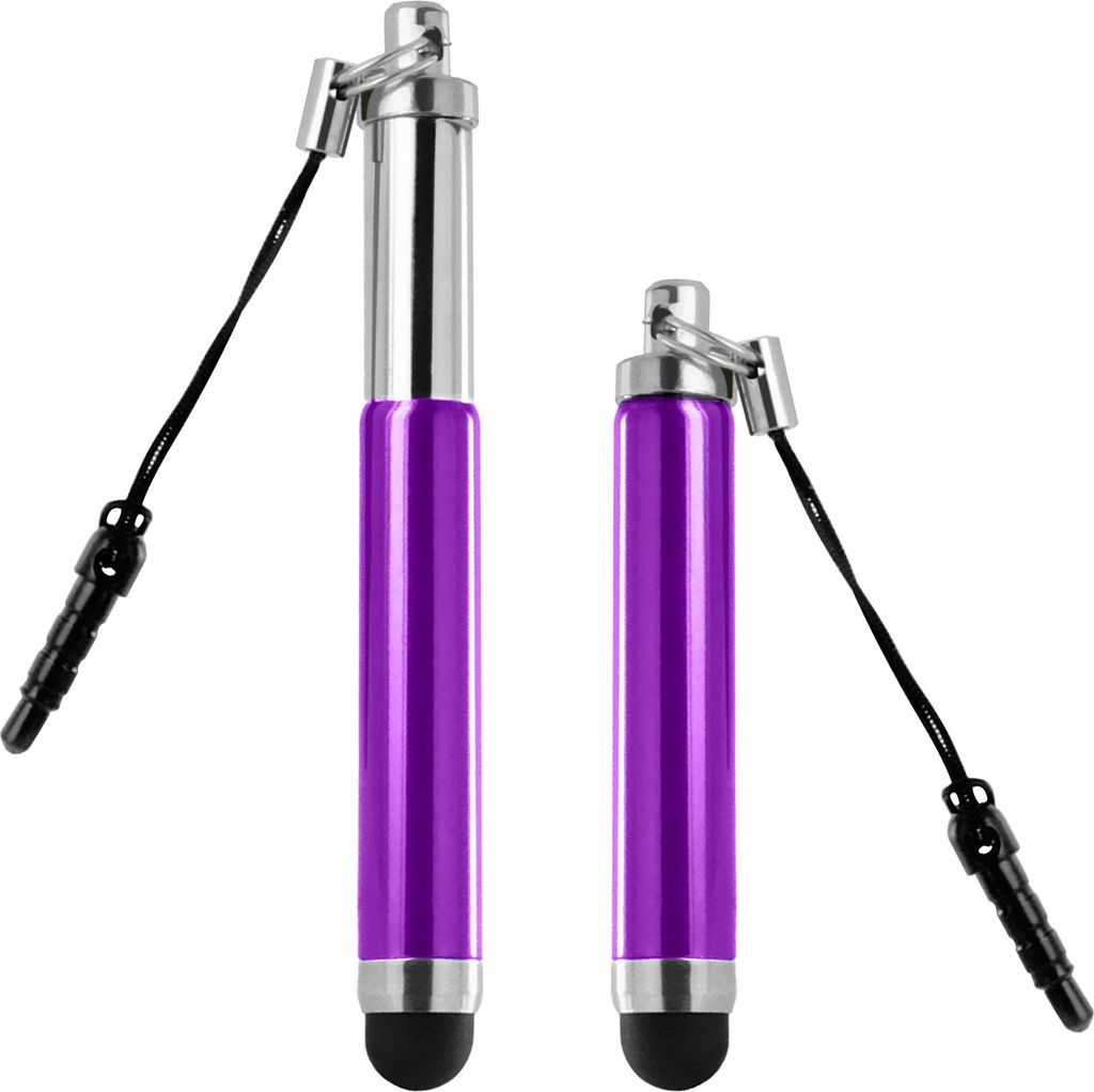 Universal violetter ausziehbarer Touchscreen Eingabestift – 3.5mm Klinkenstecker