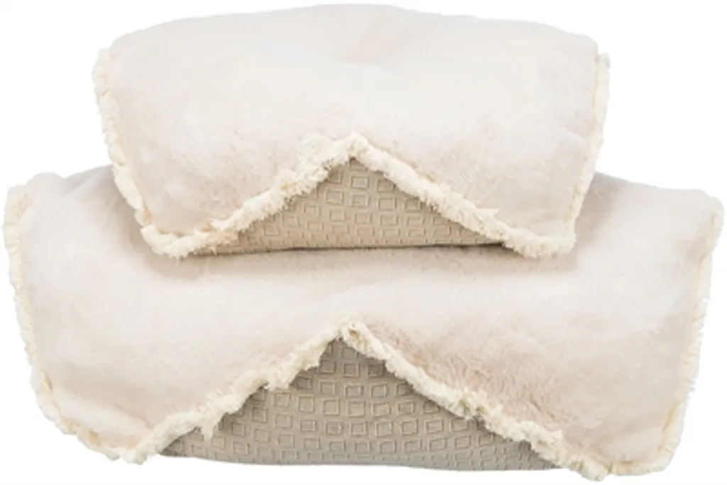 Panier chien carré Trixie BOHO 70x70 cm - Coussin déco beige naturel
