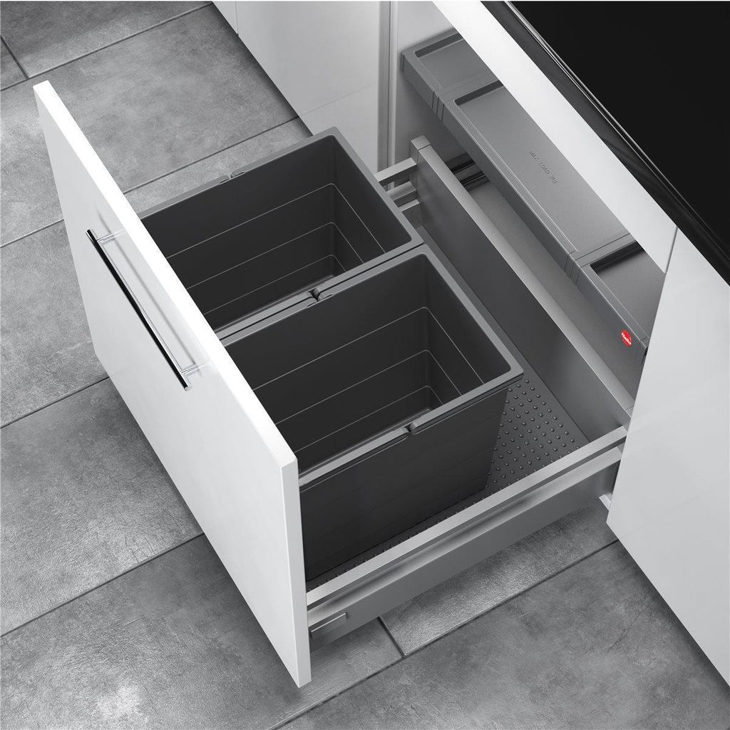 Hailo Allegro système poubelle cuisine tiroir encastrable Image du produit 