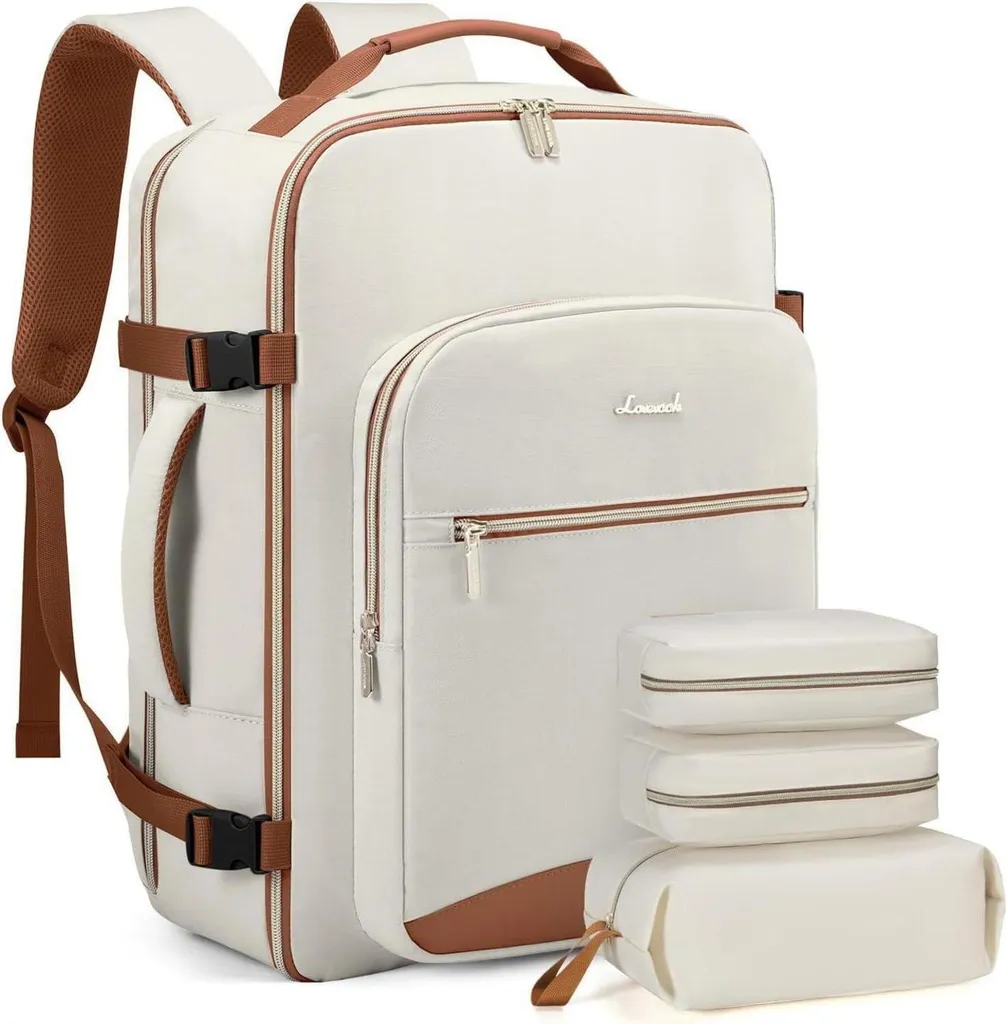 Sac à dos voyage femme 40L LOVEVOOK parfait pour week-end et ordinateur