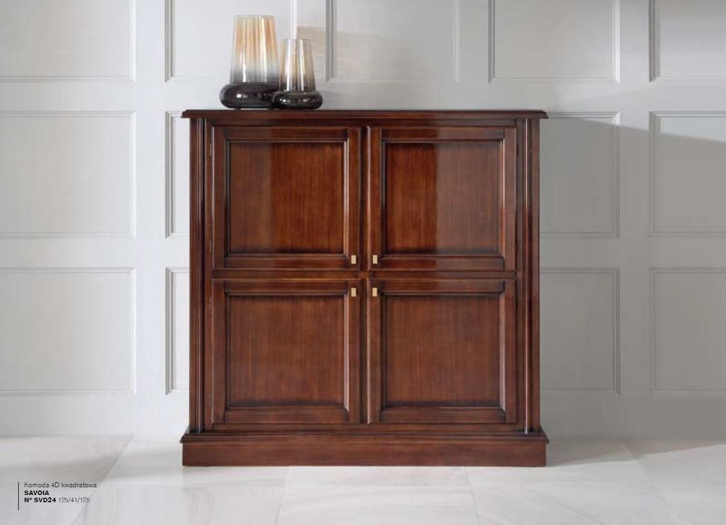 Luxus kommode schrank wohnzimmer möbel klassisches design braun holz