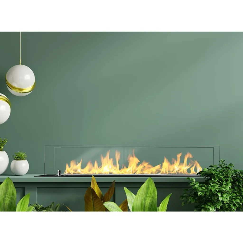 Cheminée bioéthanol Athos : un feu sans fumée ni odeur pour votre table - 12
