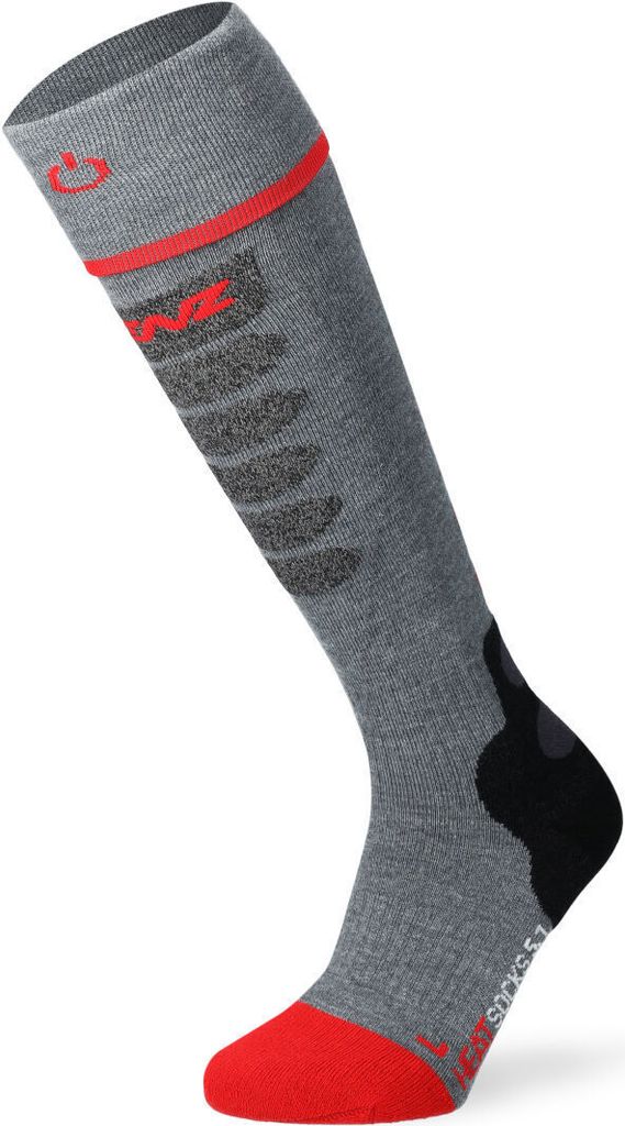 Lenz heat sock 5.1 toe cap slim fit schwarz/rot 39-41
