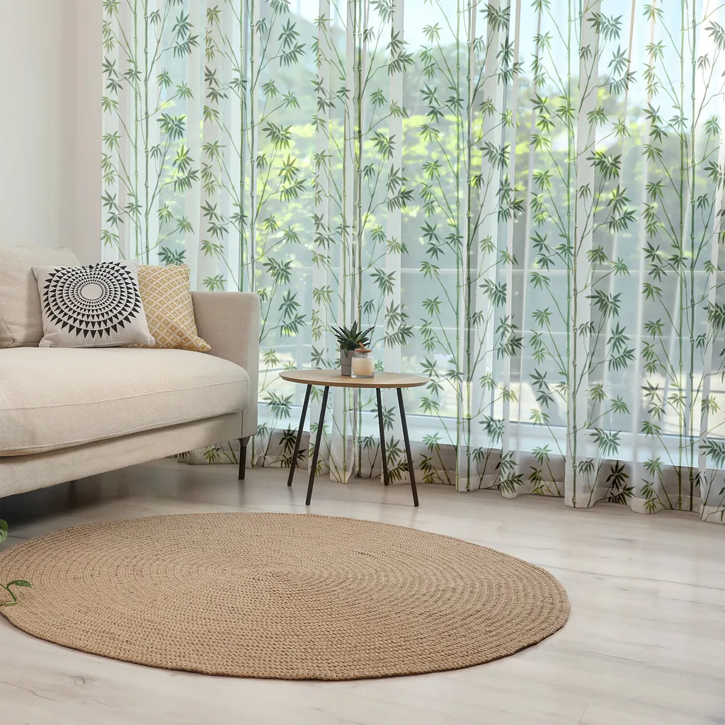 ABAKUHAUS asiatico Tessuto a Metraggio, Cinese Foresta design, Tessuto