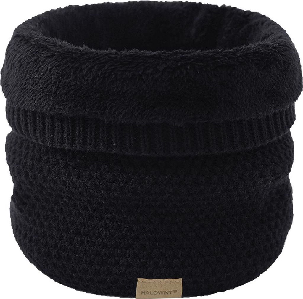 Winter Schlauchschal Loopschal Rundschal Dicker Fleece Produktbild 