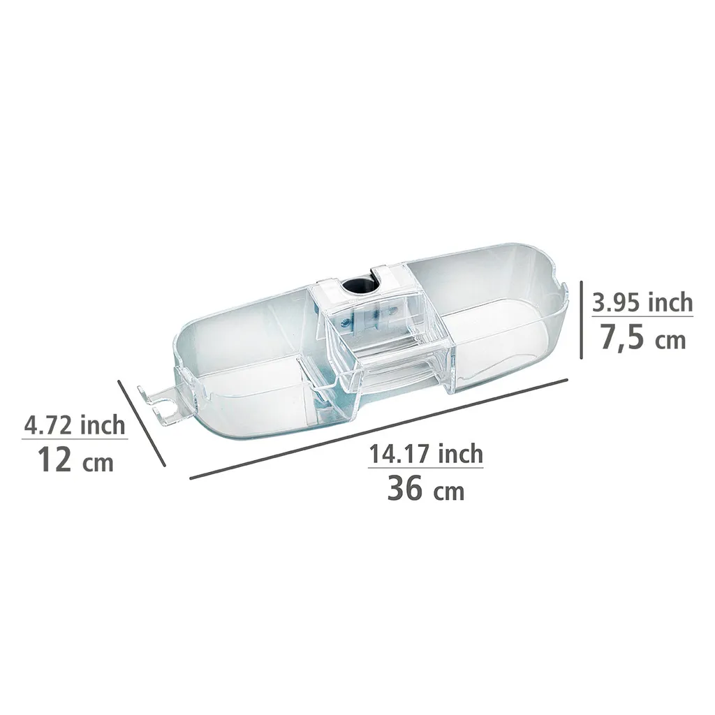 Rangement douche sans percer Valet suspendu 3 compartiments gain de place