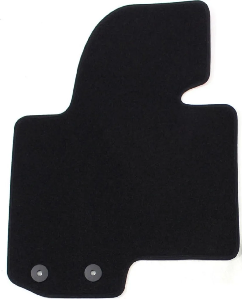 Tappetino guidatore IX35 dal 2010 al 2013 bordino nero moquette nera composto da tappeto solo lato guida antiscivolo specifico su misura 131497
