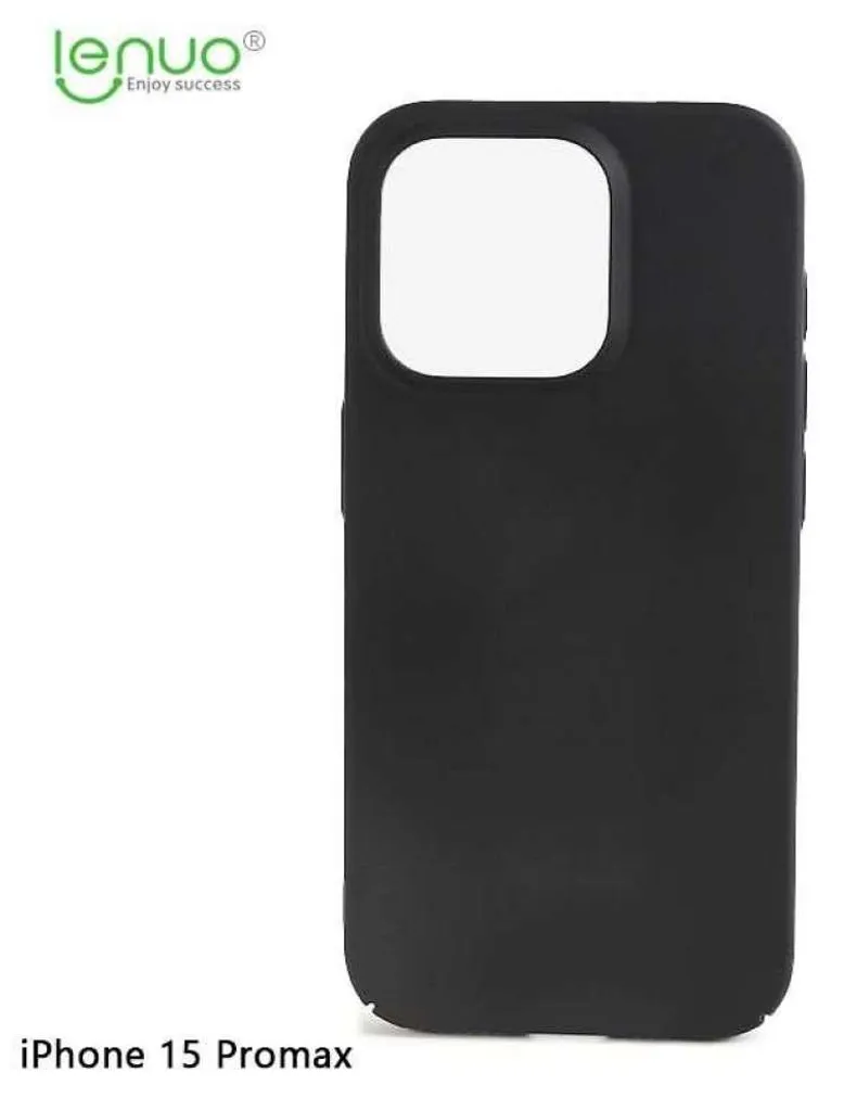Étui Lenuo iPhone 15 Pro Max Noir - Protection Intégrale Haute Qualité