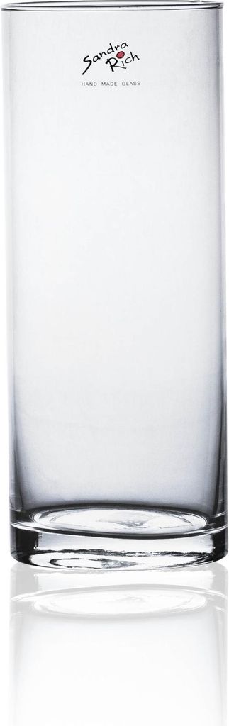 Glasvase "Cyli HC" Ø 10cm x 30cm | Zynlindrische Vase Produktbild 