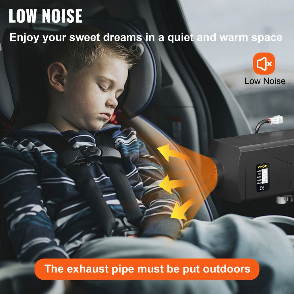 VEVOR parkovací ohřívač nafty 5KW, 12V naftový ohřívač Obrázek produktu 6