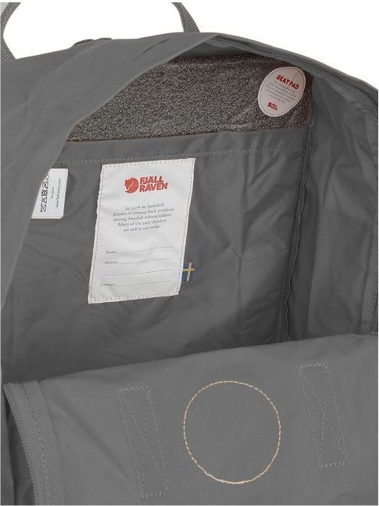 Fjällräven Kånken Rucksack, Farbe: Super Grey (046) Produktbild 8