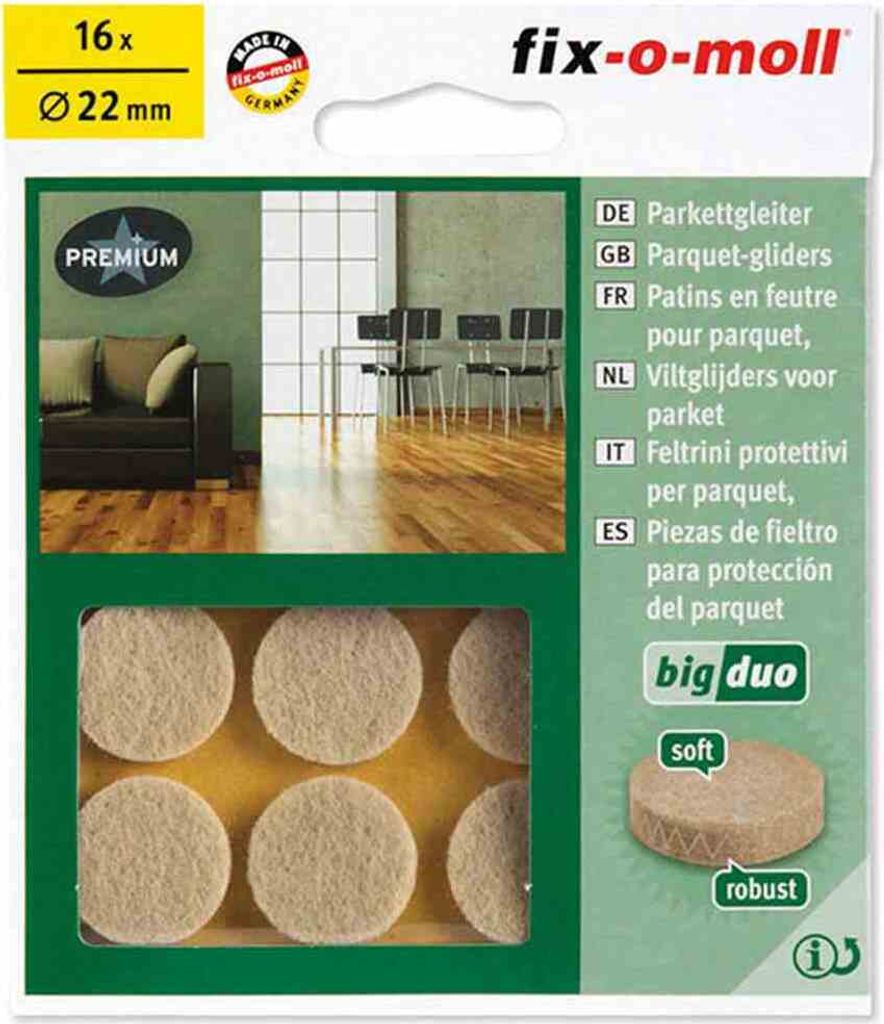 RITTERRATH Wygładzacz do parkietu Big-Duo 22mm 16 szt Zdjęcie produktu 