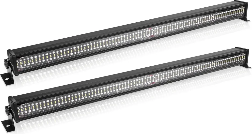 Illuminez vos événements : Projecteur de scène 80W RGBW DMX, lot de 2 LED