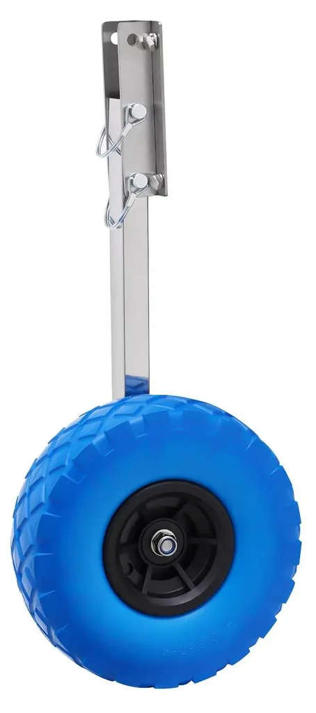 Roues de mise à l'eau amovibles 150 kg en acier inoxydable pour canot